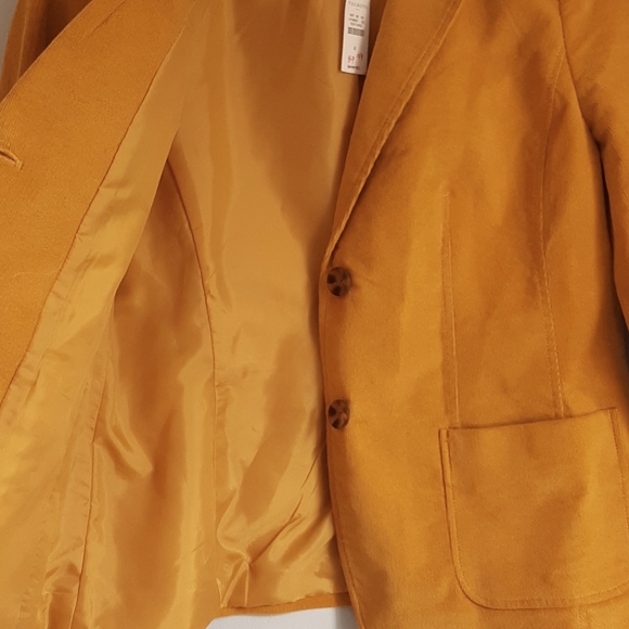 Mustard corduroy blazer - Picture 5 of 11
